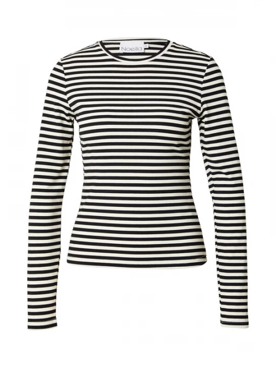 Foto van product Noella Shirt 'Luana' ivoor / zwart