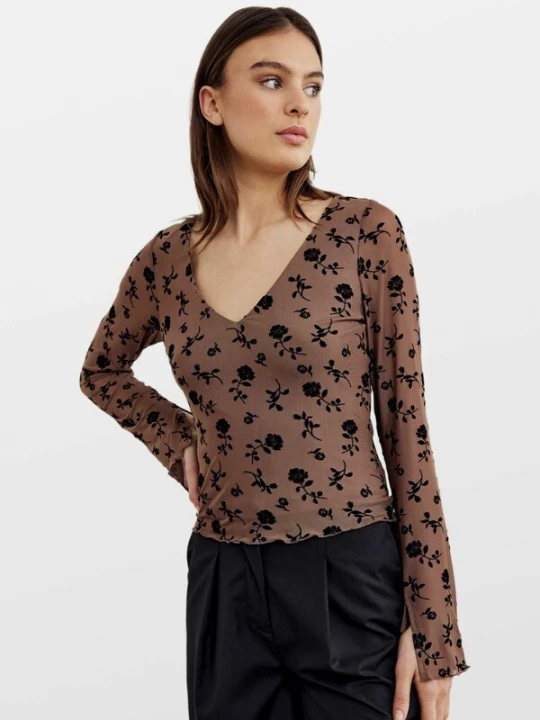Foto van product Noella Shirt ' Lucille ' bruin