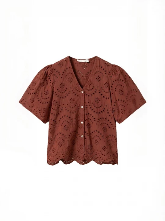 Foto van product Noella Shirt ' N-Mika ' roestrood