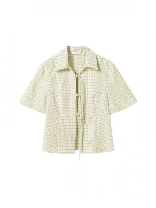 Foto van product Noella Shirt ' N-Miko ' geel gemêleerd