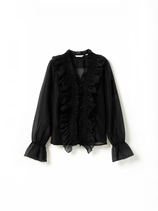 Foto van product Noella Shirt ' N-Myrtia ' zwart
