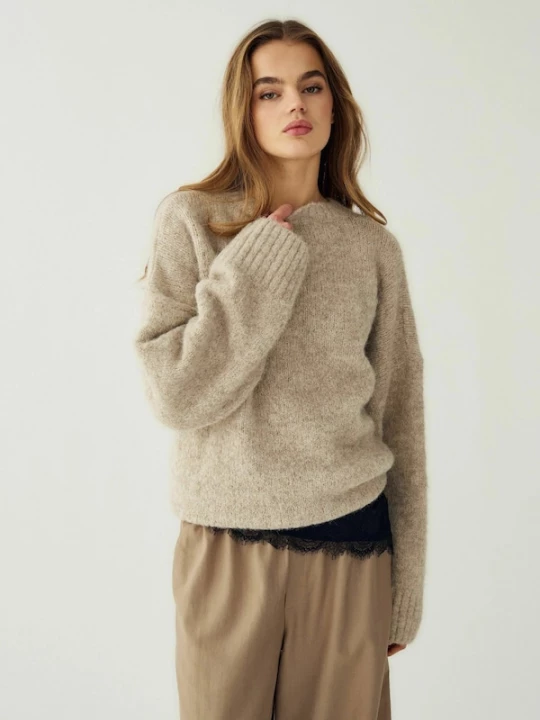 Foto van product Noella Trui ' N-Monika Knit ' sand