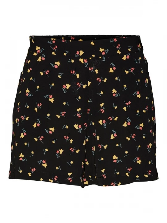 Foto van product Noisy may Broek 'CLARA' geel / jade groen / pastelrood / zwart