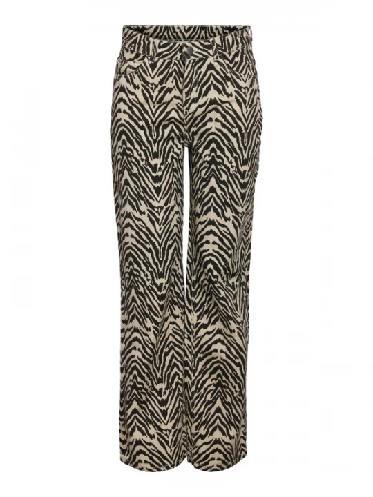 Foto van product Noisy may Jeans 'MARLEY' ecru / zwart