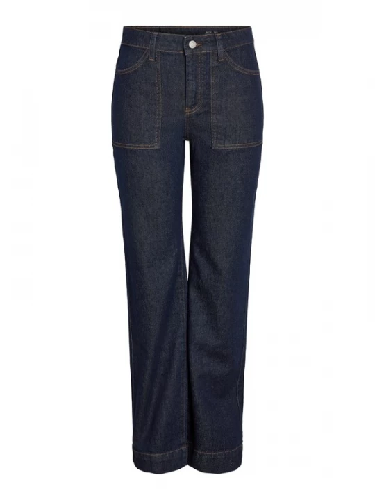 Foto van product Noisy may Jeans 'NMYOLANDA' donkerblauw