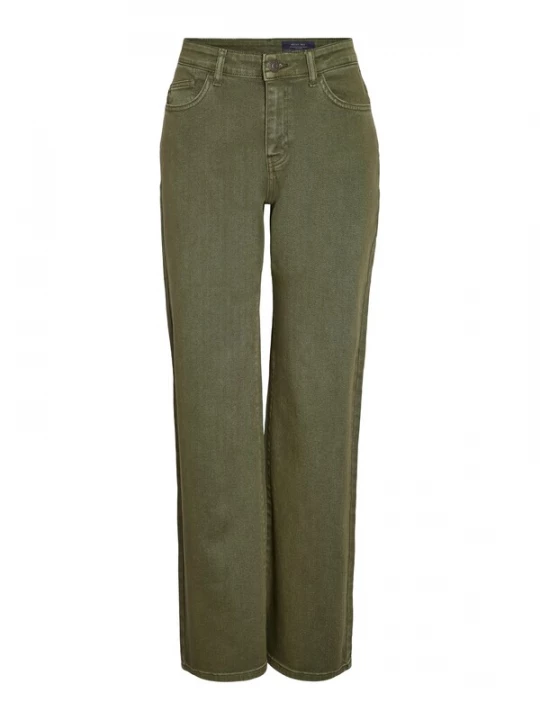 Foto van product Noisy may Jeans 'NMYOLANDA' olijfgroen
