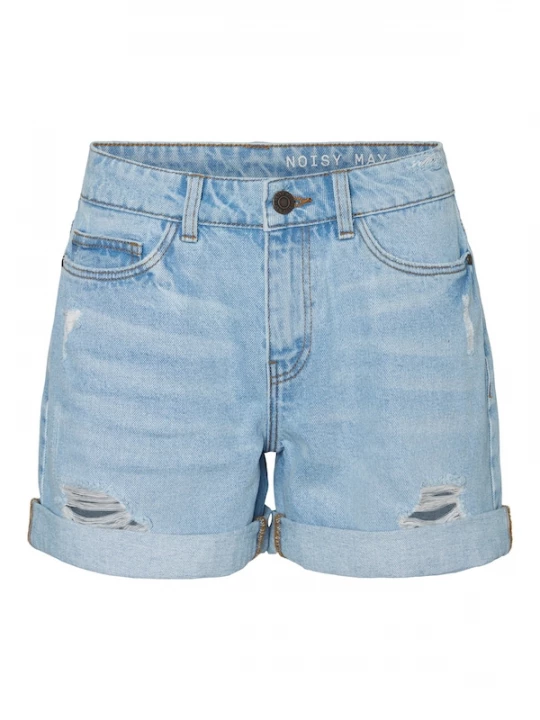 Foto van product Noisy may Jeans 'Smiley' lichtblauw