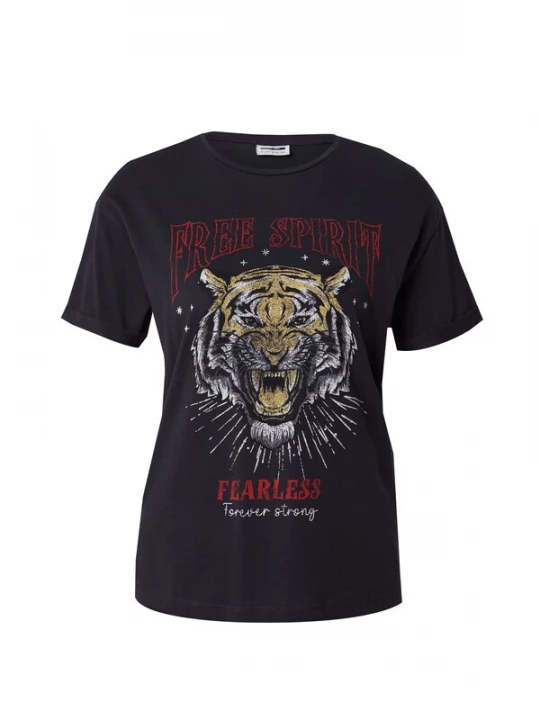 Foto van product Noisy may Shirt 'Brandy' pueblo / grijs / antraciet / donkerrood