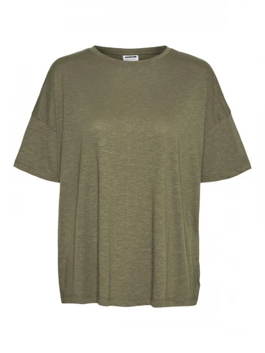 Foto van product Noisy may Shirt 'Mathilde' kaki