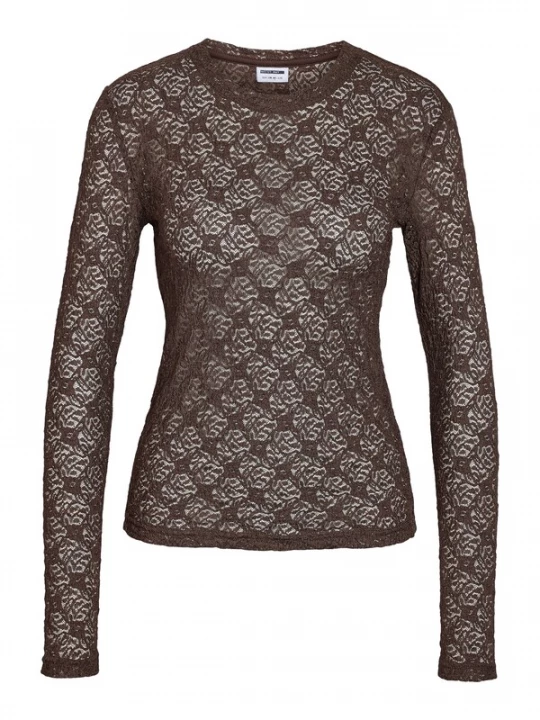 Foto van product Noisy may Shirt 'NMJUDITH' chocoladebruin