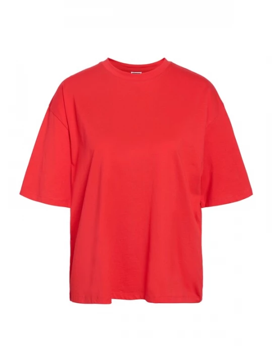 Foto van product Noisy may Shirt 'NMKIM' lichtrood