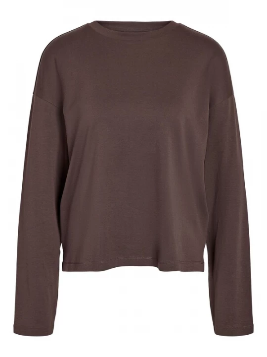 Foto van product Noisy may Shirt 'NMMocca' chocoladebruin