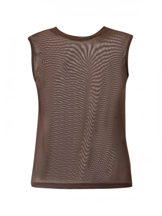 Foto van product Noisy may Top 'NMJUDITH' chocoladebruin