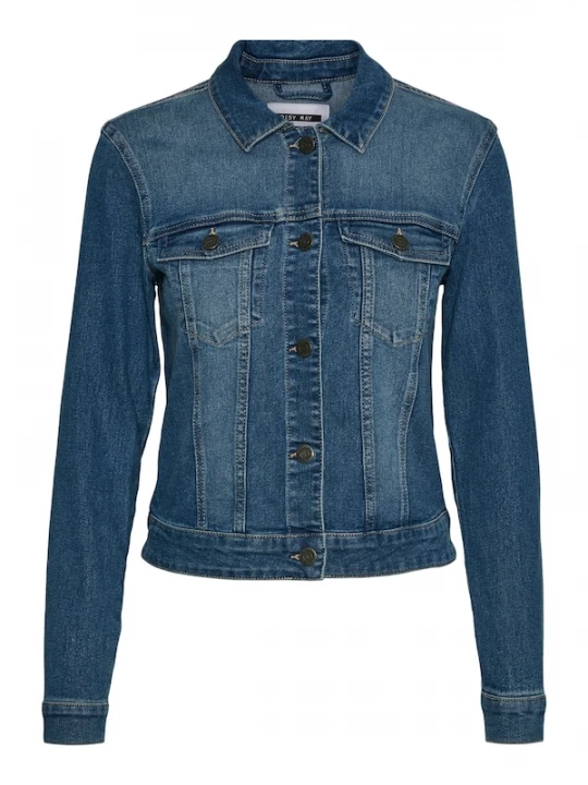 Foto van product Noisy may Tussenjas 'NMDebra' blauw denim