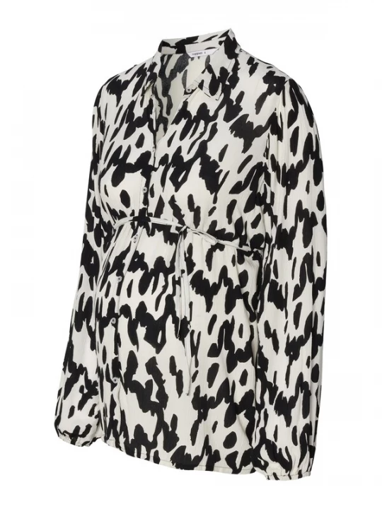 Foto van product Noppies Blouse 'Esma' zwart / wit