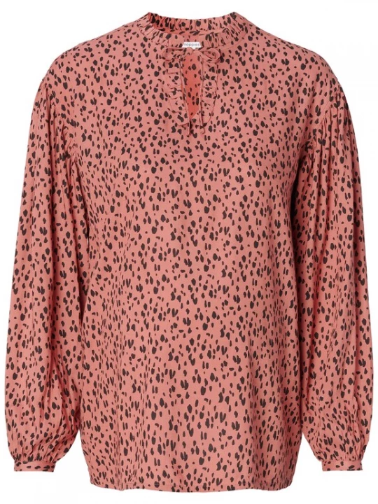 Foto van product Noppies Blouse 'Pablo' lichtroze / zwart