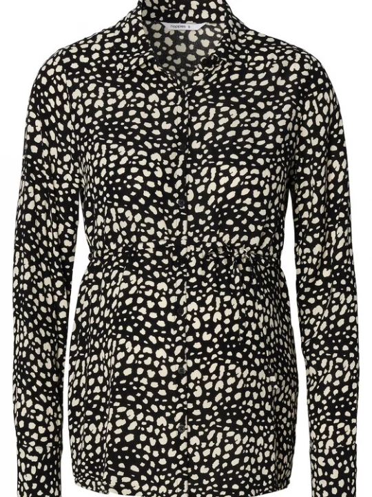 Foto van product Noppies Blouse 'Varde' beige / zwart