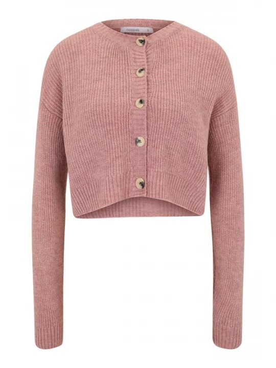 Foto van product Noppies Gebreid vest 'Bergen' mauve