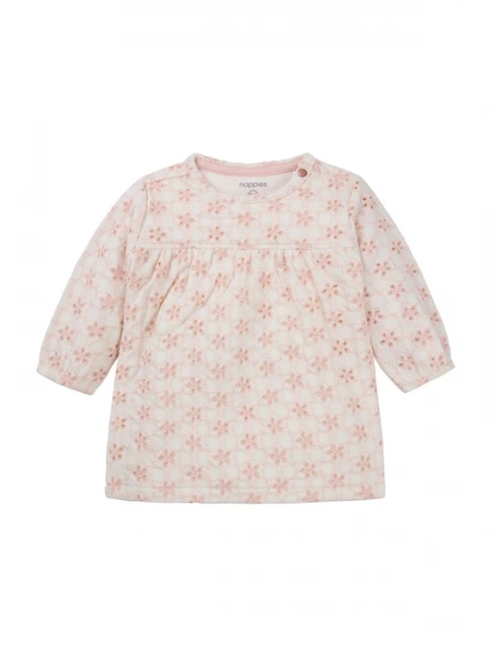 Foto van product Noppies Jurk rosa / wit