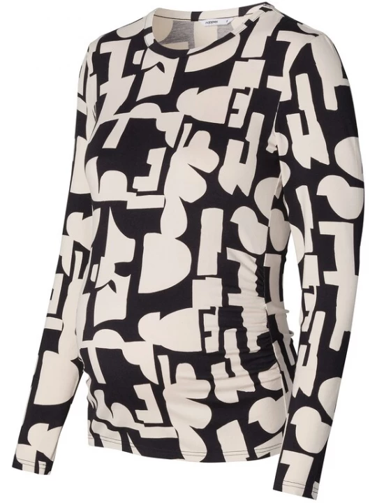 Foto van product Noppies Shirt 'Eura' crème / zwart