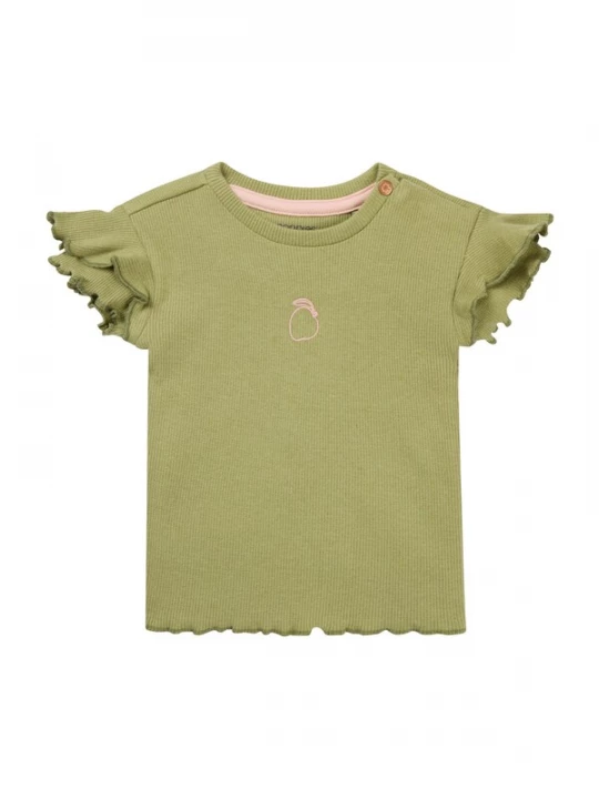 Foto van product Noppies Shirt olijfgroen / rosa