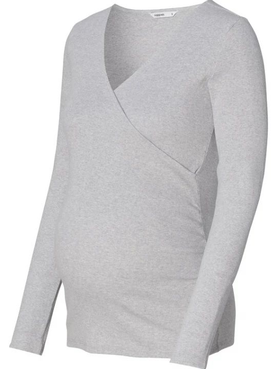 Foto van product Noppies Shirt 'Sara' grijs gemêleerd