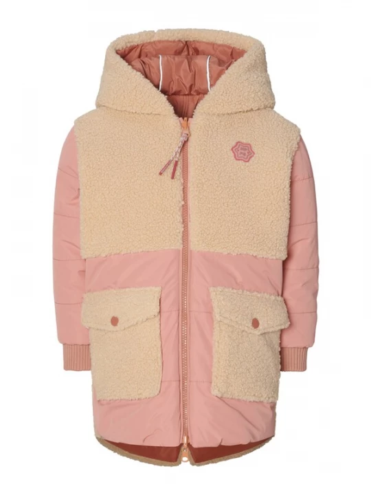 Foto van product Noppies Winterjas 'Nova' ecru / rosa