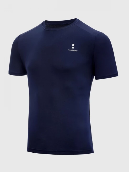 Foto van product nordicdots Functioneel shirt navy