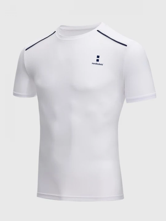 Foto van product nordicdots Functioneel shirt wit