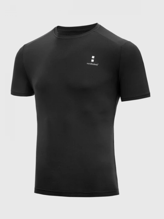 Foto van product nordicdots Functioneel shirt zwart