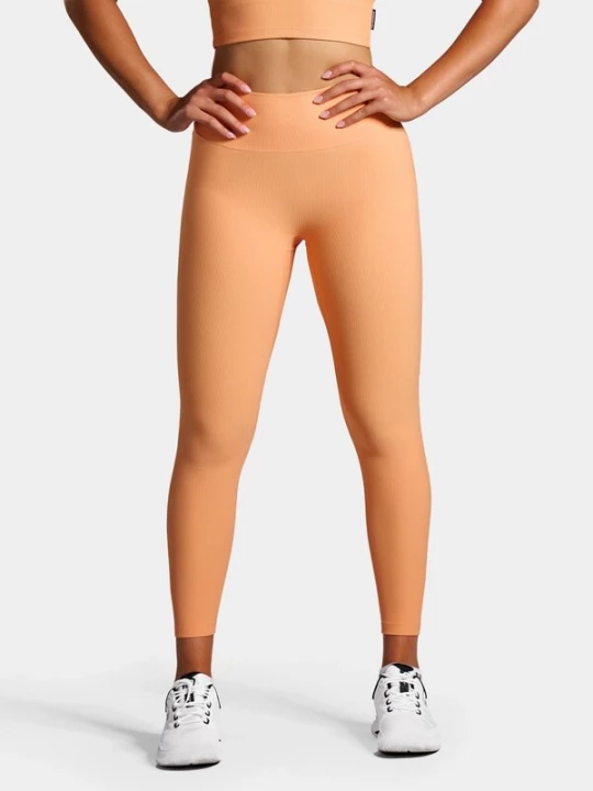 Foto van product nordicdots Leggings 'Rib' oranje