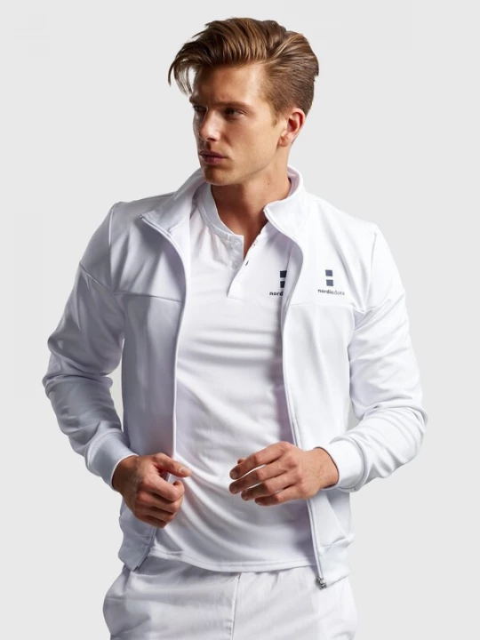 Foto van product nordicdots Sportjas 'Off Court' wit