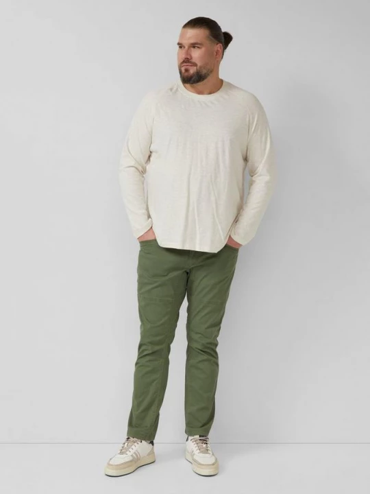 Foto van product Normale broek van stretchkatoen in een worker-stijl s.Oliver olijfgroen