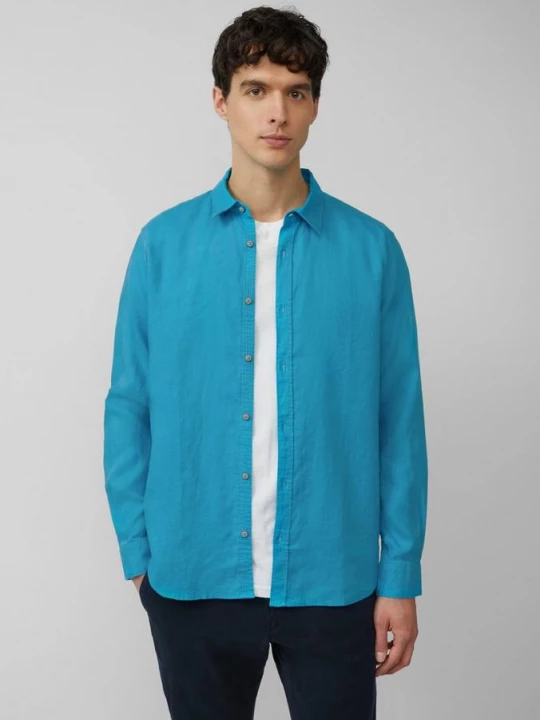 Foto van product Normale pasvorm: Linnen shirt met lange mouwen s.Oliver