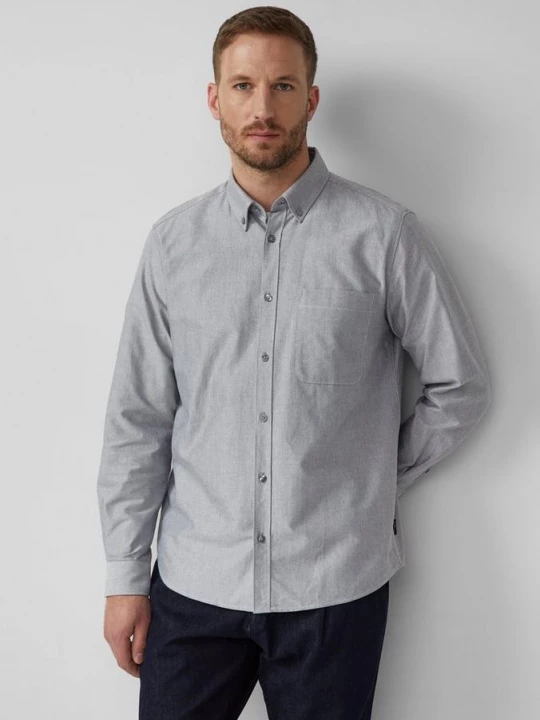 Foto van product Normale pasvorm: Oxford overhemd met button-down kraag s.Oliver blauw