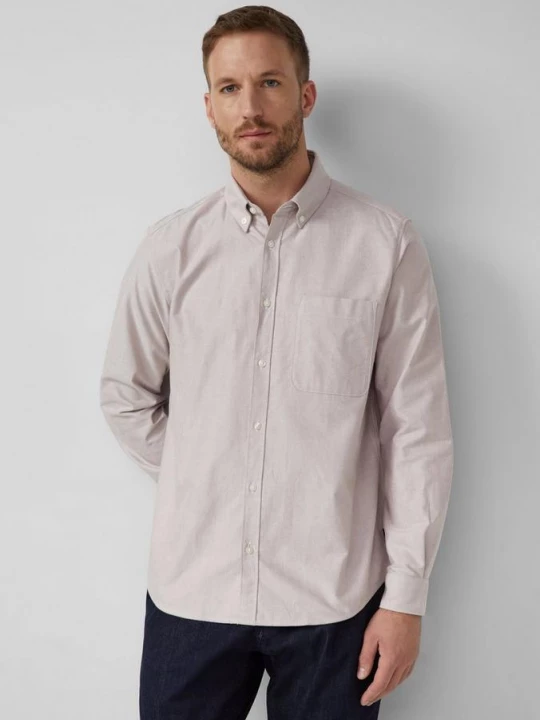 Foto van product Normale pasvorm: Oxford overhemd met button-down kraag s.Oliver roze
