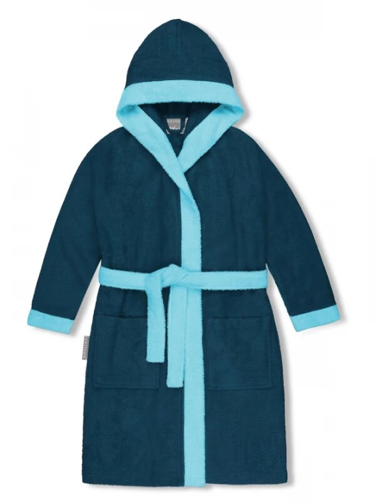 Foto van product normani Badjas 'Elounda' blauw / lichtblauw