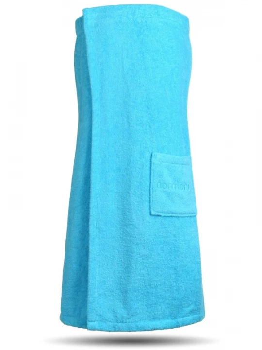 Foto van product normani Badjas kort 'Mardin' turquoise