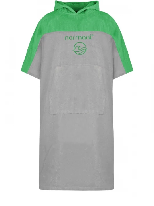 Foto van product normani Badjas lang 'Kuta' grijs / groen