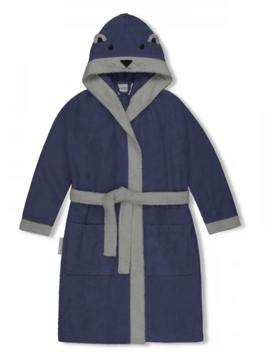 Foto van product normani Badjas 'Malia' blauw / grijs