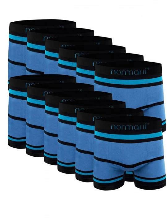 Foto van product normani Boxershorts blauw / azuur / zwart