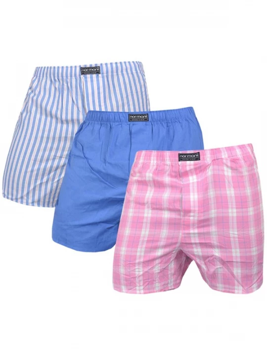 Foto van product normani Boxershorts blauw / pink / wit