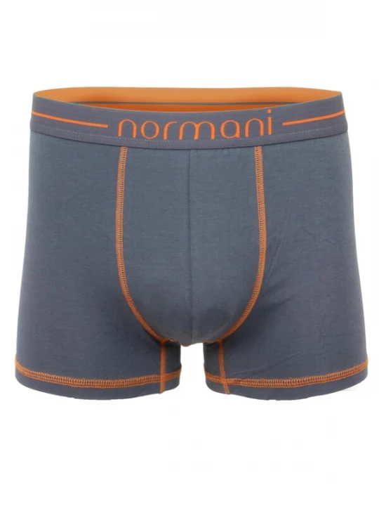 Foto van product normani Boxershorts grijs / oranje