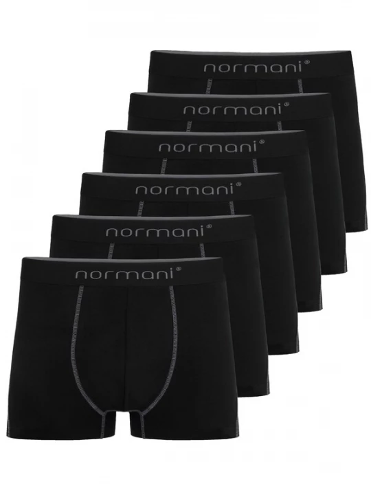 Foto van product normani Boxershorts grijs / zwart