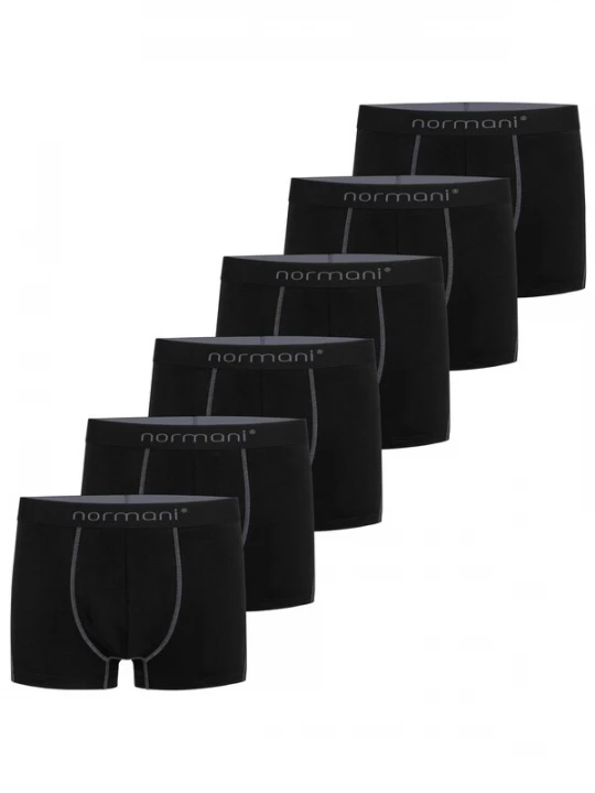 Foto van product normani Boxershorts grijs / zwart