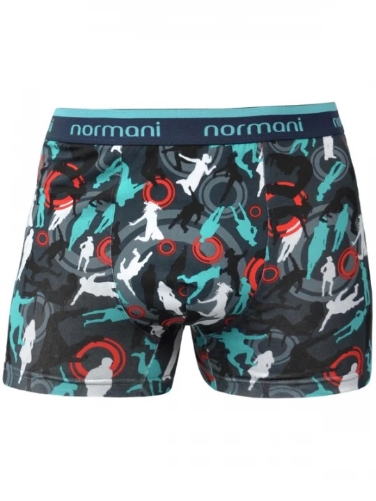Foto van product normani Boxershorts lichtblauw / grijs / rood / wit