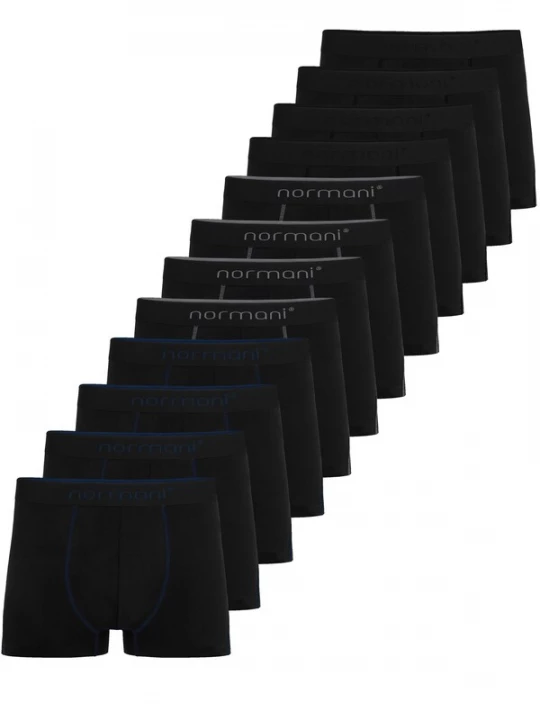 Foto van product normani Boxershorts navy / grijs / zwart