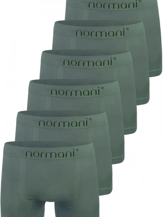 Foto van product normani Boxershorts olijfgroen / zwart