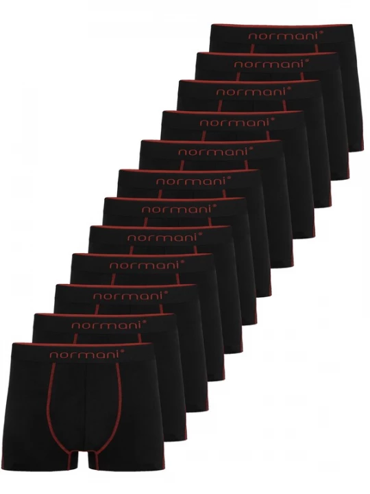 Foto van product normani Boxershorts rood / zwart