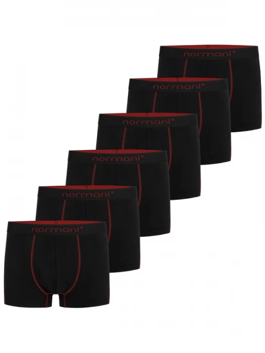 Foto van product normani Boxershorts rood / zwart